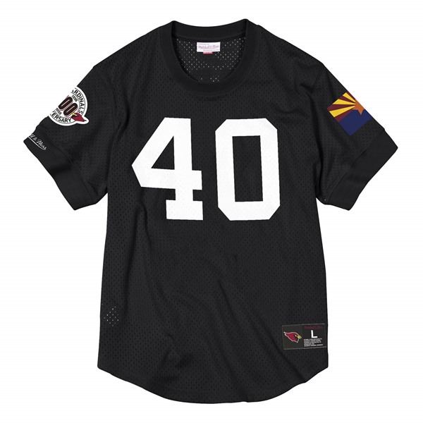 Arizona Cardinals #40 Pat Tillman Black 1996 Mesh Top Stitched Jersey - Zenithce