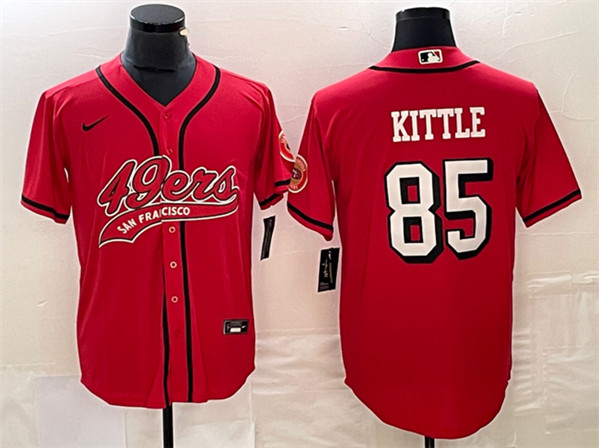 San Francisco 49ers #85 George Kittle New Red Cool Base Stitched Jersey - Zenithce