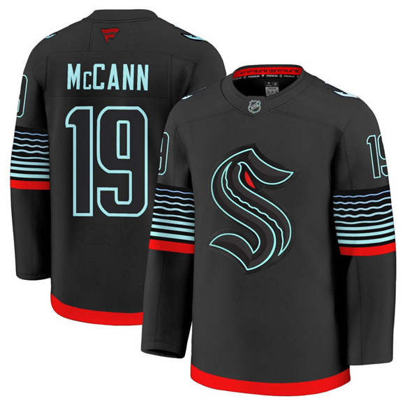 Seattle Kraken #19 Jaden Schwartz Black Alternate Stitched Jersey - Zenithce