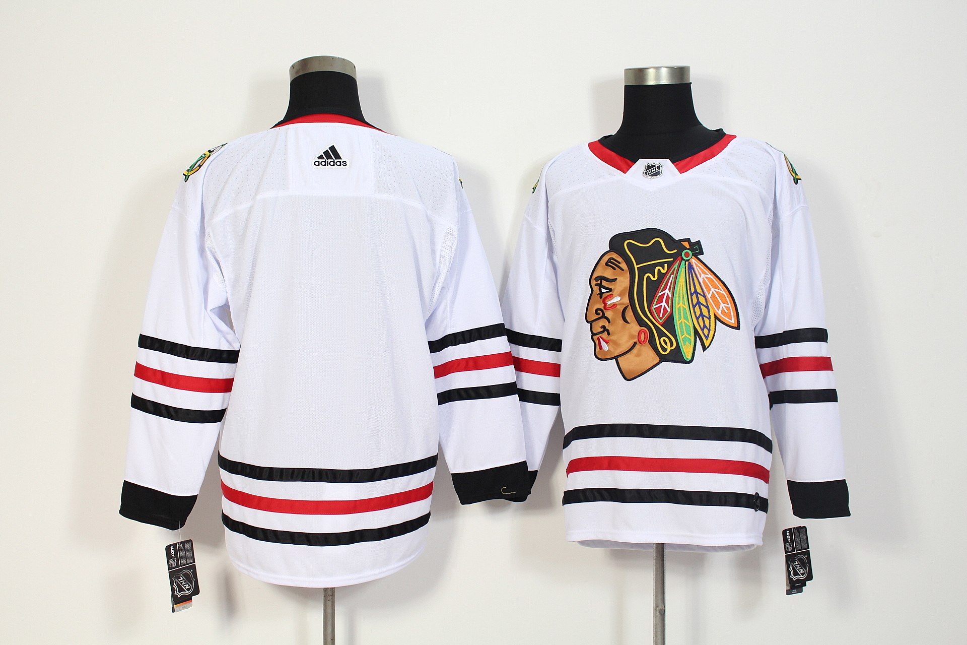 Chicago Blackhawks White Stitched Adidas Jersey - Zenithce