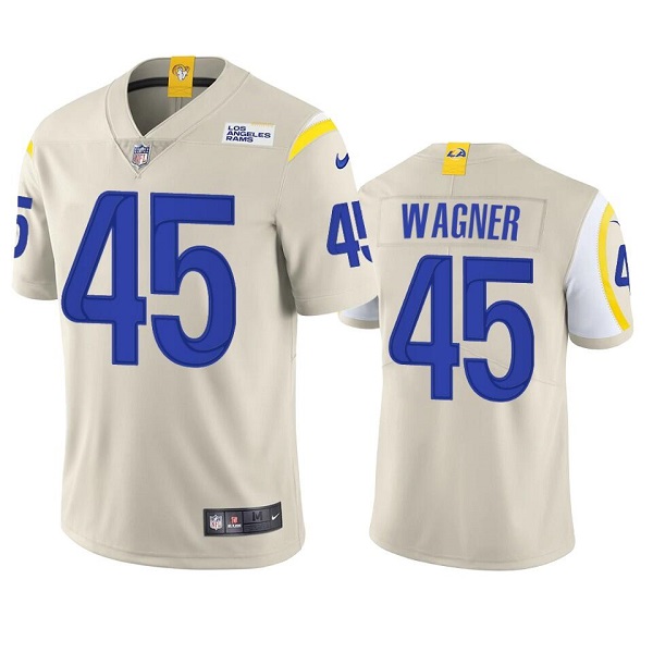 Los Angeles Rams #45 Bobby Wagner Bone Vapor Untouchable Limited Stitched Football Jersey - Zenithce