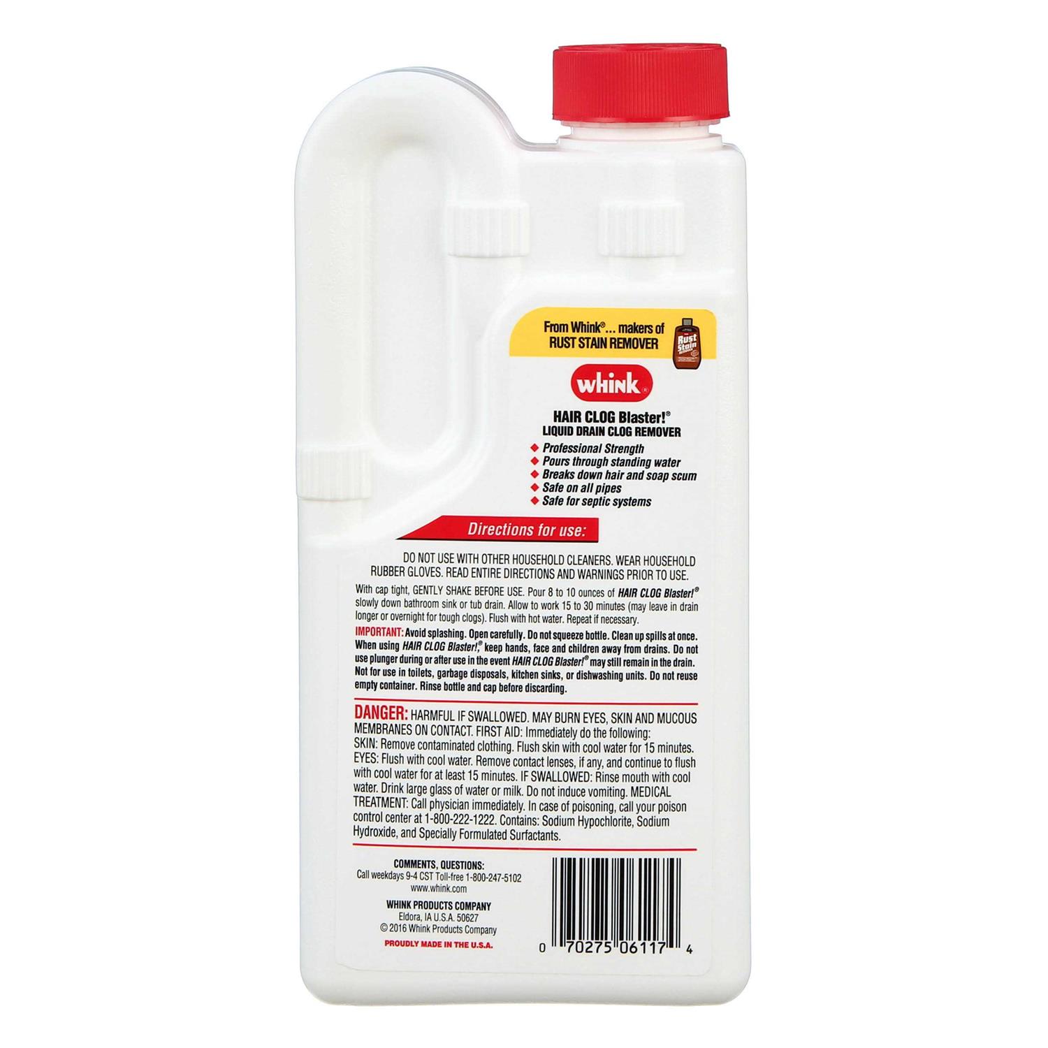 Whink 349944 Rust Stain Remover Foaming Spray 24 Oz - Zenithce