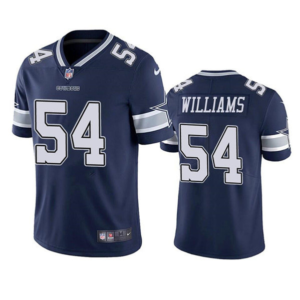 Dallas Cowboys #54 Sam Williams Navy Vapor Limited Stitched Jersey - Zenithce
