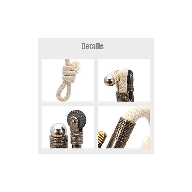 Vintage Lighter Retro Trench Rattlesnake Rope Velvet Metal Lighter Fire Starter Camping Outdoors,no Need For Kerosene/gas - Zenithce