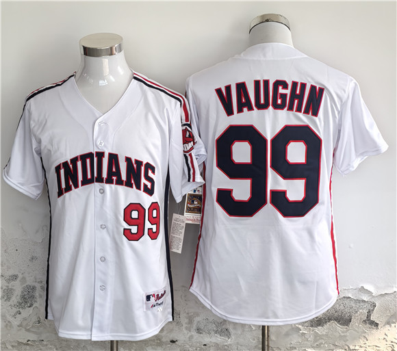 Cleveland Guardians #99 Ricky Vaughn White Stitched Jersey - Zenithce