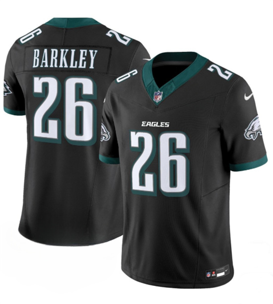 Philadelphia Eagles #26 Saquon Barkley Black 2024 New F.U.S.E. Vapor Untouchable Limited Stitched Jersey - Zenithce