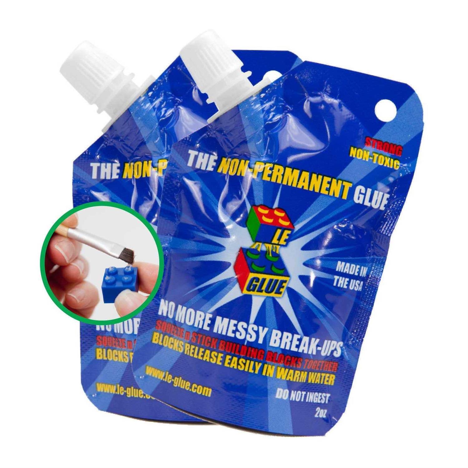 Le Glue Temporary Glue Non-permanent Adhesive for Plastic Building Blocks - Zenithce