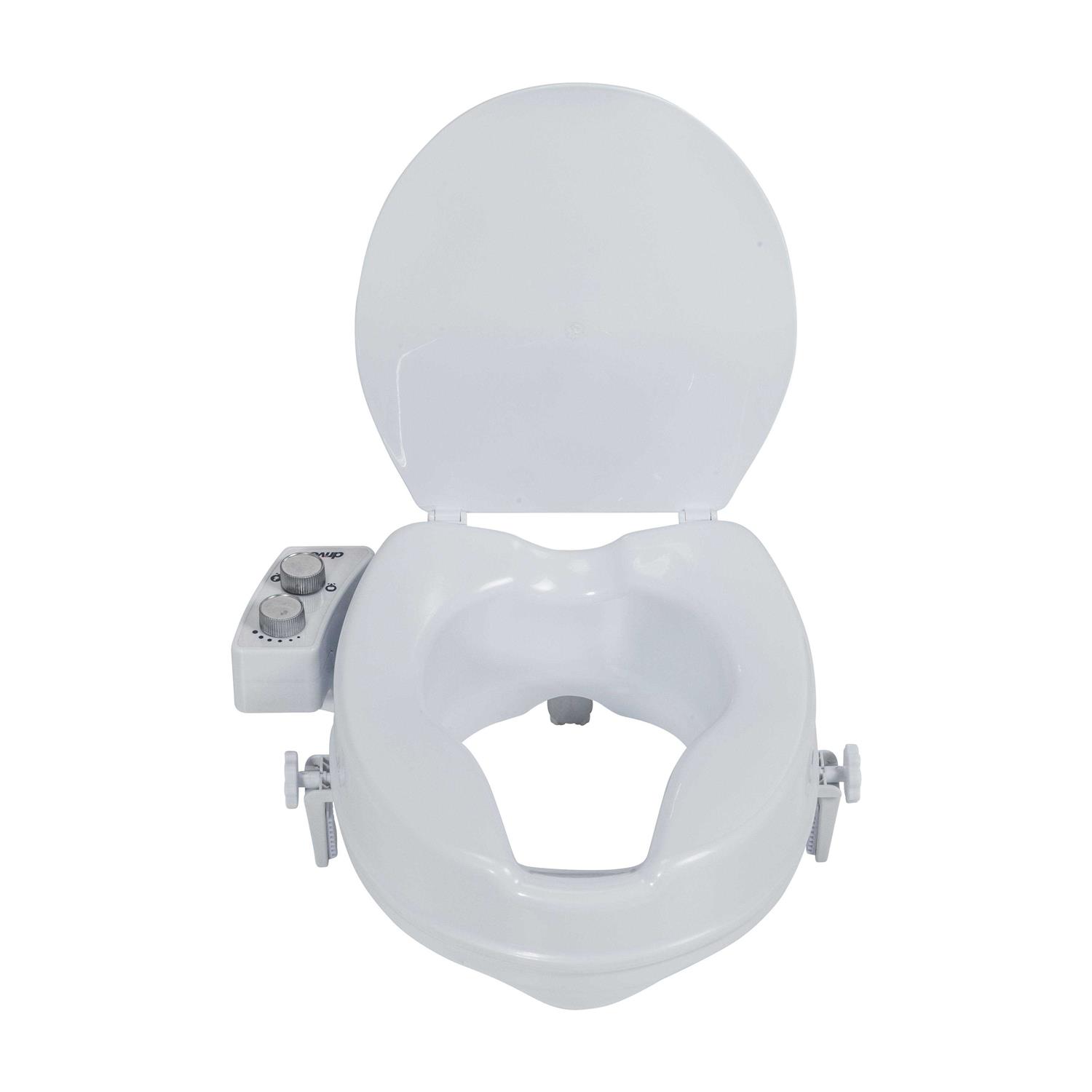 Drive Medical PreserveTech Raised Toilet Seat with Bidet - Zenithce