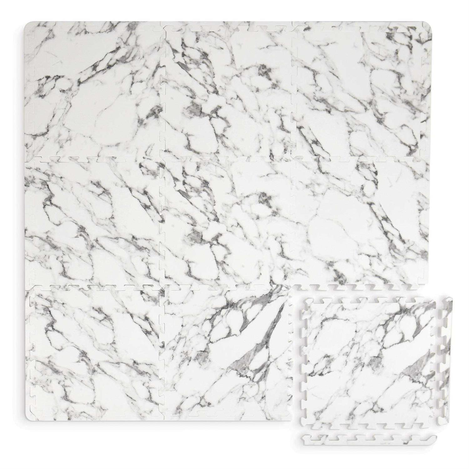 FloorPops Fontaine Peel Stick Floor Tiles - Zenithce