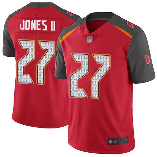 Tampa Bay Buccaneers #27 Ronald Jones II Red Vapor Untouchable Limited Stitched Jersey - Zenithce
