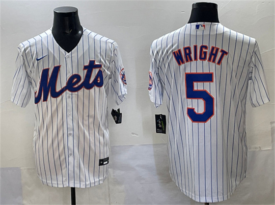New York Mets #5 David Wright White Stitched Jersey - Zenithce