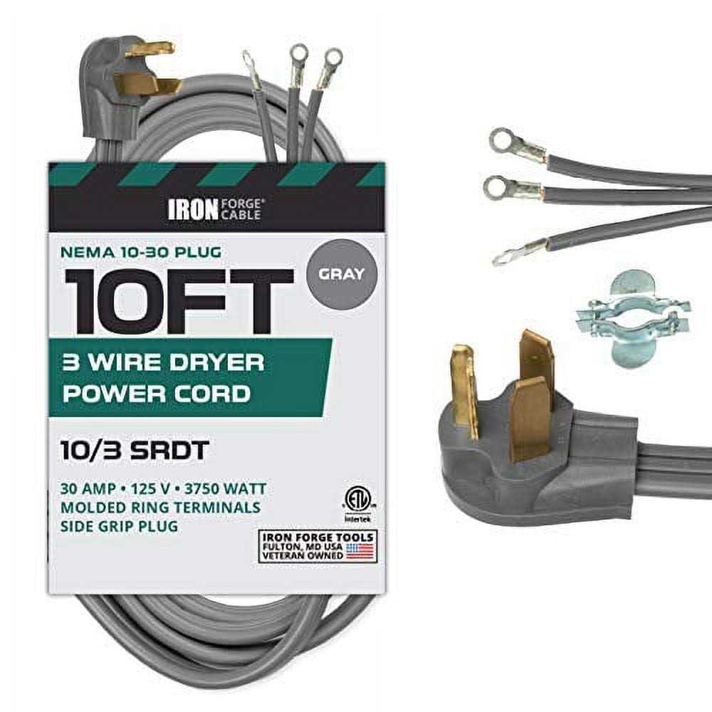 Iron Forge Cable 2 Pack of 10 Ft Outdoor Extension Cords - Zenithce