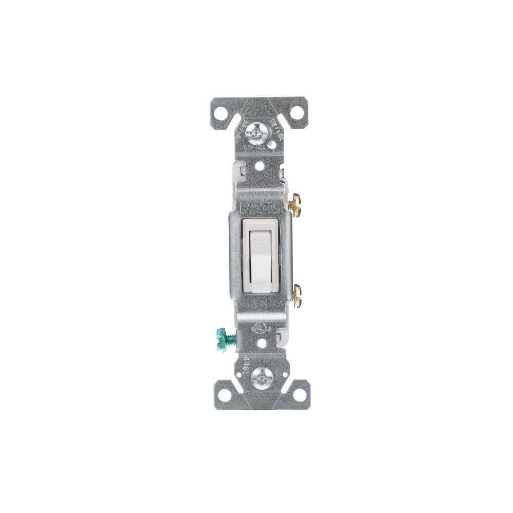 Eaton 15-Amp Single-Pole Toggle Light Switch - Zenithce