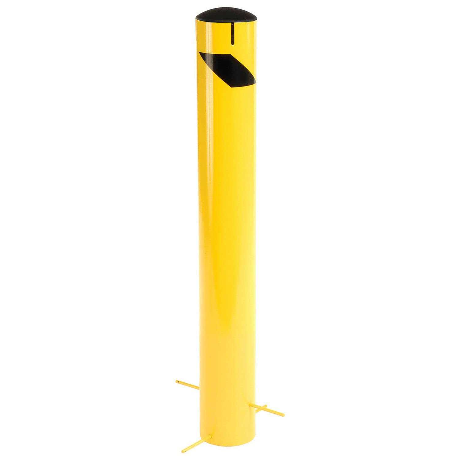 Global Industrial Steel Bollard W/Removable Plastic Cap & Chain Slots For Underground - Zenithce
