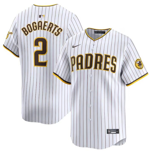 San Diego Padres #2 Xander Bogaerts White 2024 Home Limited Stitched Jersey - Zenithce