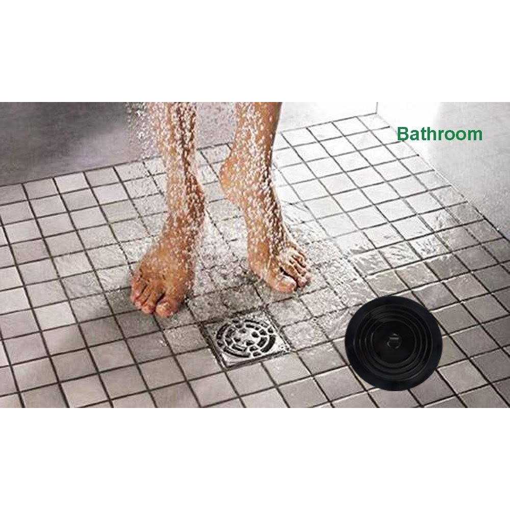 V-top Drain Plug 2 Pack, 6 inches Large Silicone Tub Stopper Hair Stopper Flat Suction Cover for Kitchen Bathroom and Laundry - Zenithce