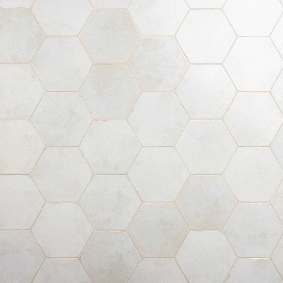 Mandalay Hex 9.13 in. x 10.51 in. Polished Concrete Look Porcelain Floor and Wall Tile Ivy Hill Tile - Zenithce