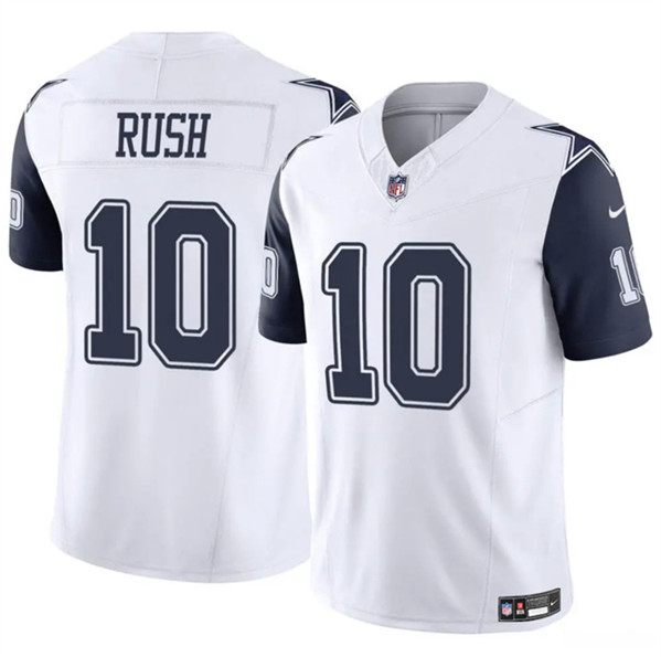 Dallas Cowboys #10 Cooper Rush White 2023 F.U.S.E. Vapor Untouchable Limited Stitched Jersey - Zenithce