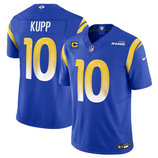 Los Angeles Rams #10 Cooper Kupp Royal 2024 F.U.S.E. With 4-Star C Patch Vapor Untouchable Stitched Jersey - Zenithce