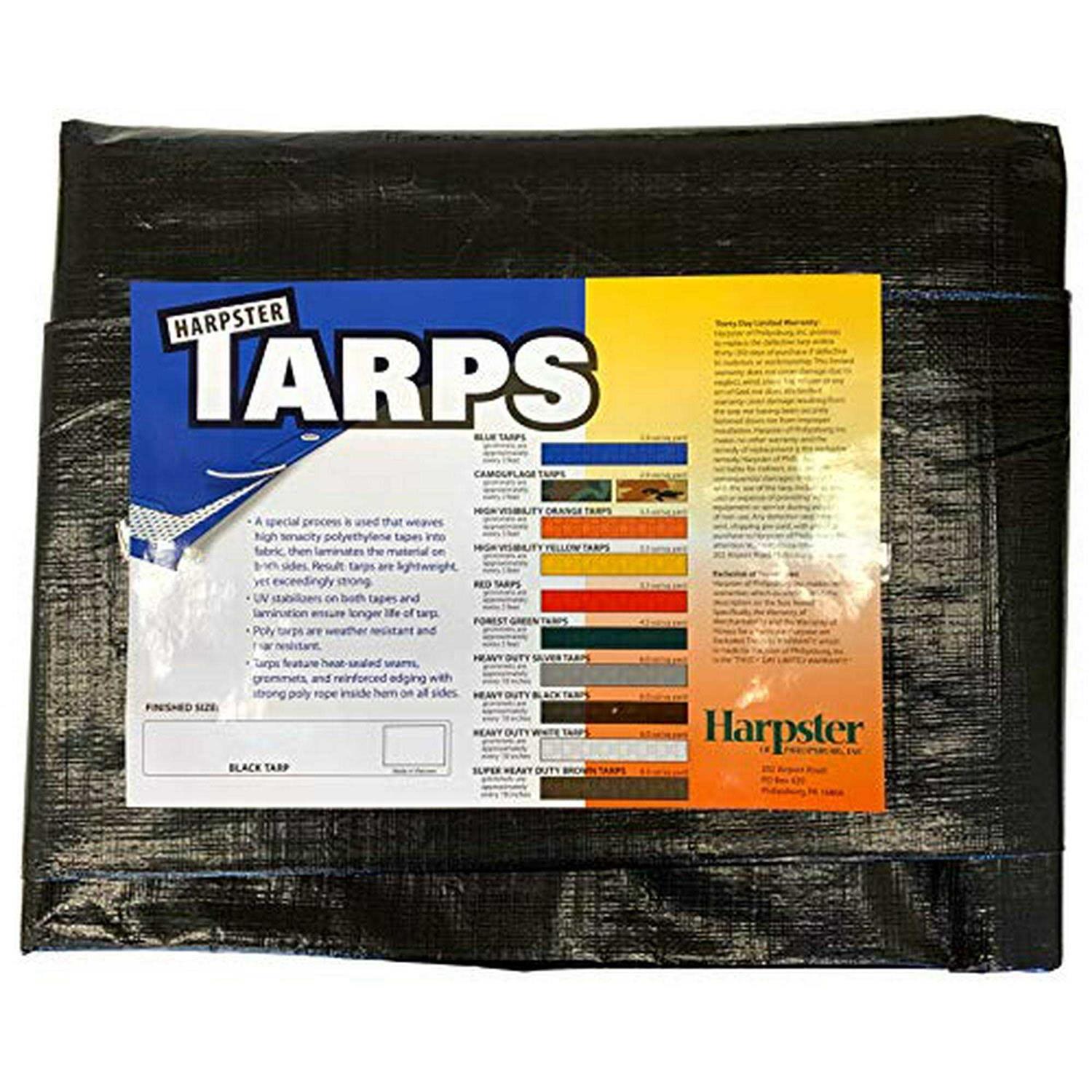 Harpster Tarps Heavy Duty Tarp 6 Oz - Zenithce