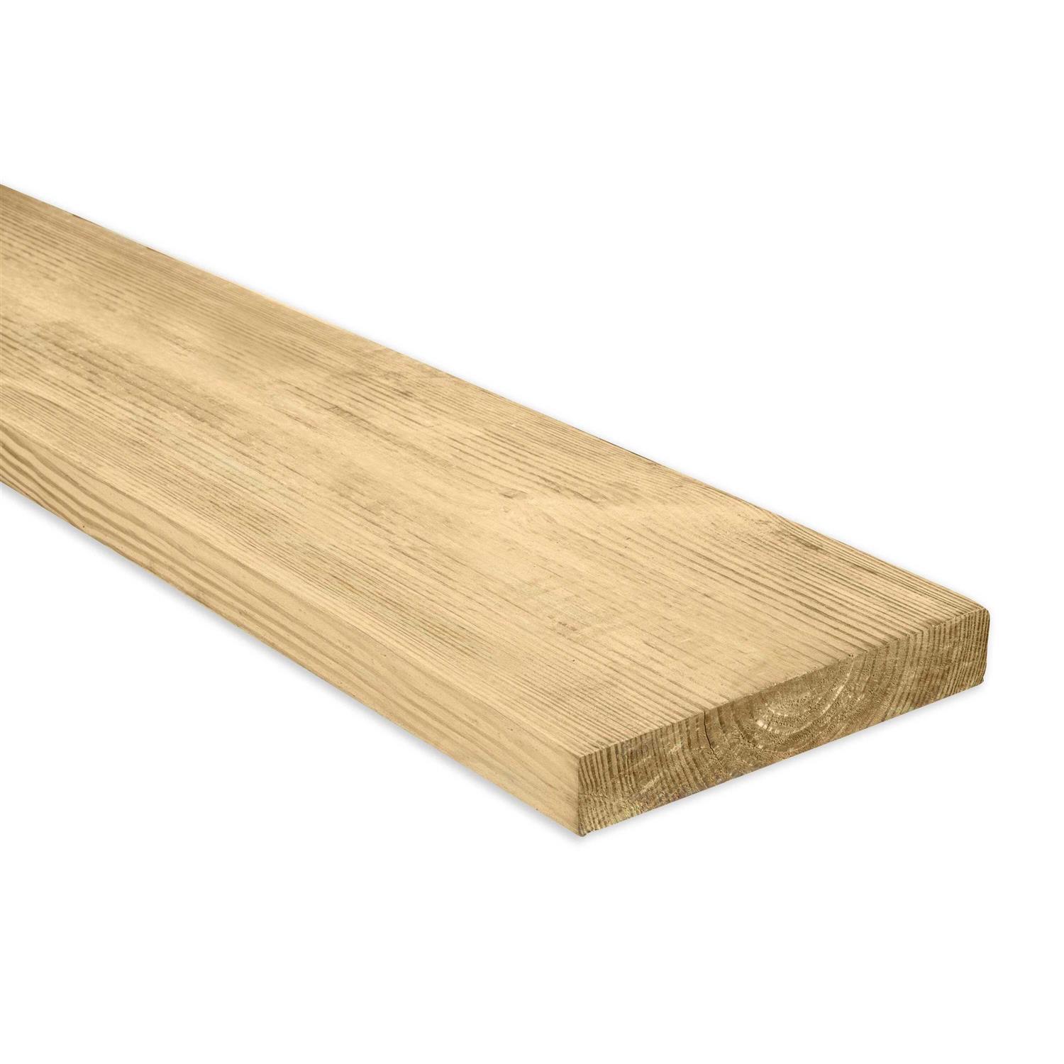 Severe Weather 1-in x 8-ft #2 Southern Yellow Pine Pressure Treated Lumber OGL - Zenithce