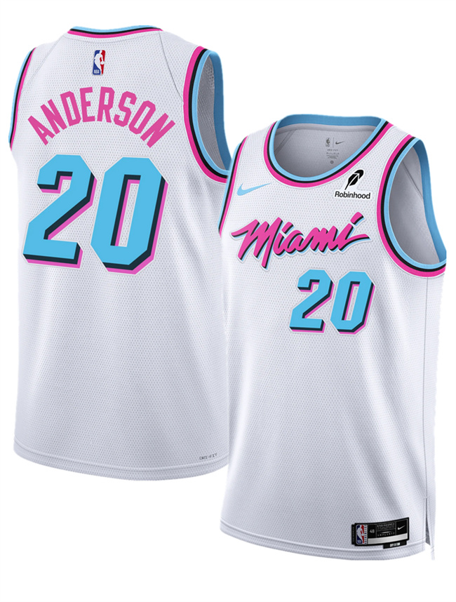 Miami Heat #20 Kyle Anderson White 2025 City Edition Stitched Jersey - Zenithce