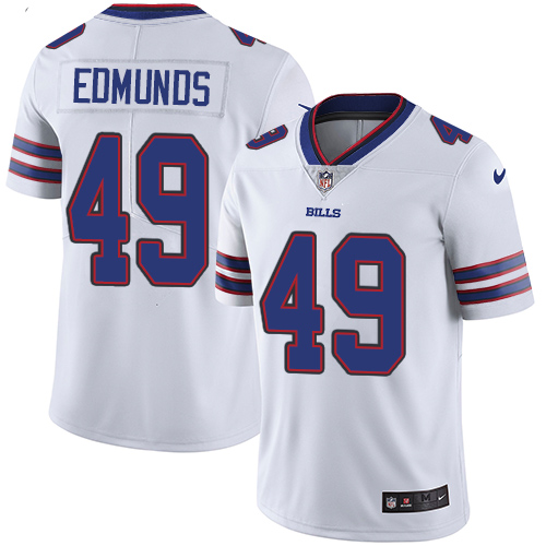 Buffalo Bills #49 Tremaine Edmunds White Vapor Untouchable Limited Stitched Jersey - Zenithce