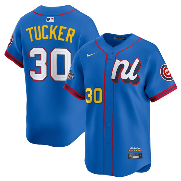 National League #30 Kyle Tucker Blue 2025 All-Star Edition Limited Stitched Jersey - Zenithce