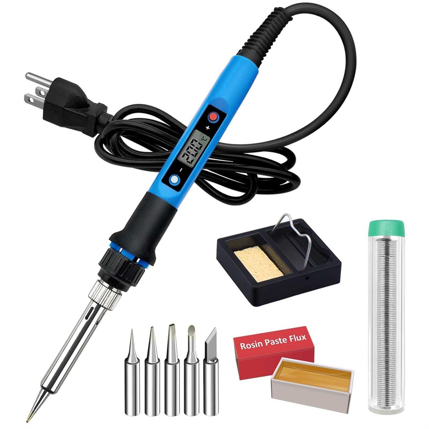 Soldering Iron Kit 60W 110V Soldering Iron Adjustable Temperature - Zenithce