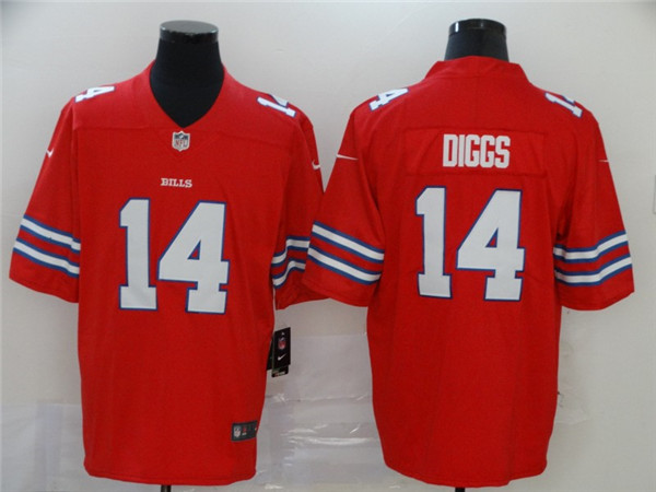 Buffalo Bills #14 Stefon Diggs Red Vapor Stitched Jersey - Zenithce