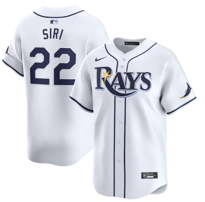 Tampa Bay Rays #22 Jose Siri White Home Limited Stitched Jersey - Zenithce