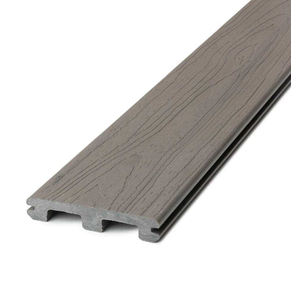 Tropics 1-in x 6-in x 8-ft Tidal Gray Solid Edge Composite Deck Board 430375-08 - Zenithce