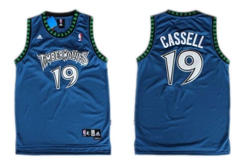 Minnesota Timberwolves #19 Sam Cassell Blue Swingman Jersey - Zenithce