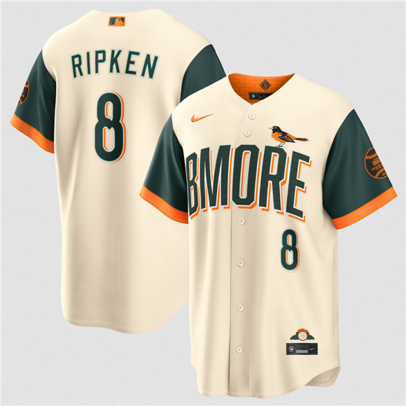 Baltimore Orioles #8 Cal Ripken Jr Natural 2026 City Connect Stadium Stitched Jersey - Zenithce