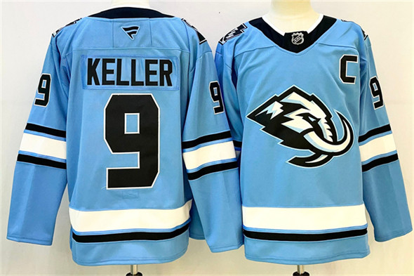 Utah Mammoth #9 Clayton Keller Blue 2025 With C Patch Stitched Jersey - Zenithce