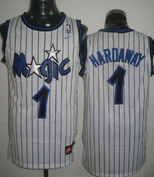 Orlando Magic #1 Penny Hardaway White Swingman Throwback Jersey - Zenithce