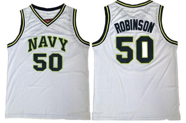 San Antonio Spurs #50 David Robinson The Admiral Soul White Swingman Stitched Jersey - Zenithce