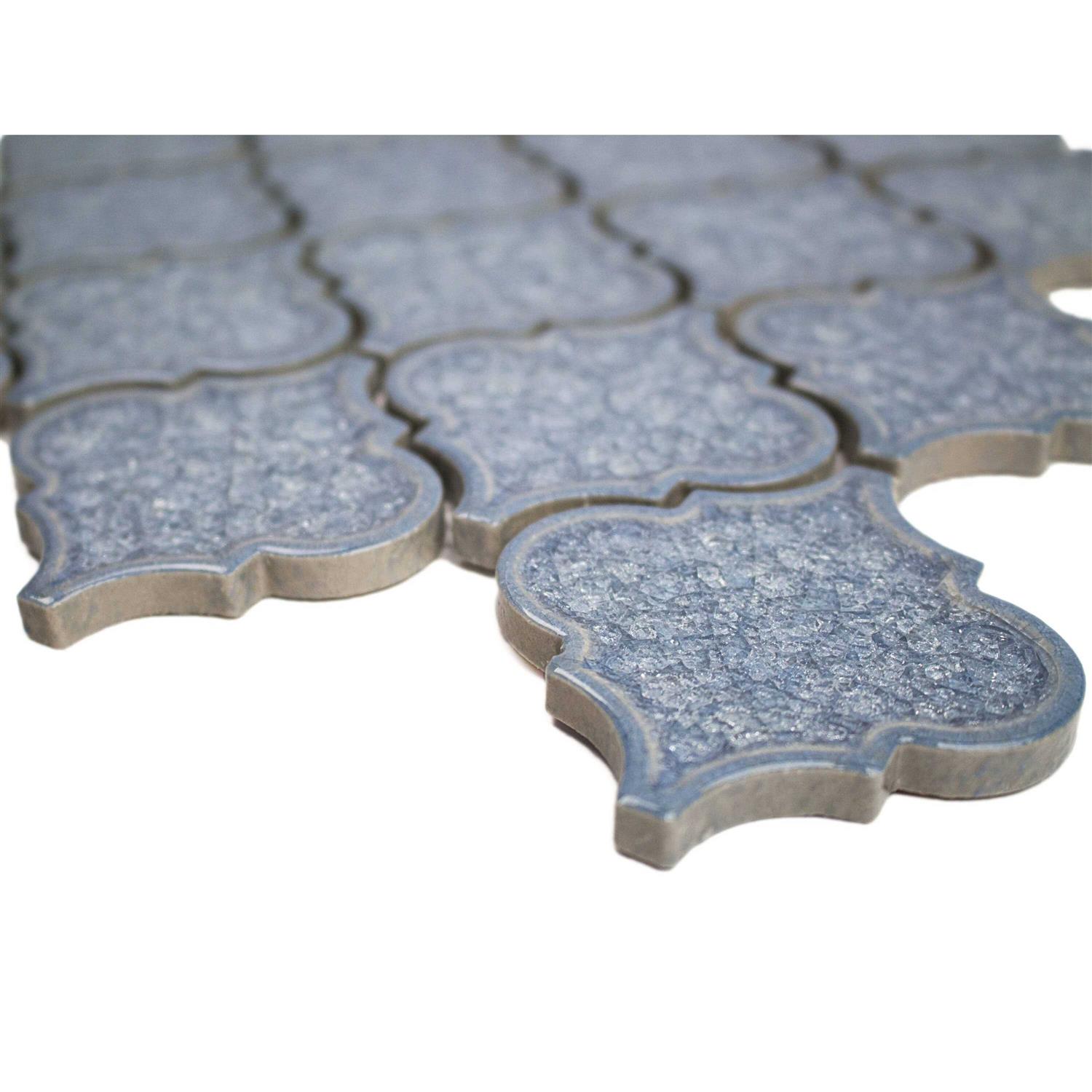 Roman 3 x 3 Glass Novelty Mosaic Wall Tile Ivy Hill Tile - Zenithce