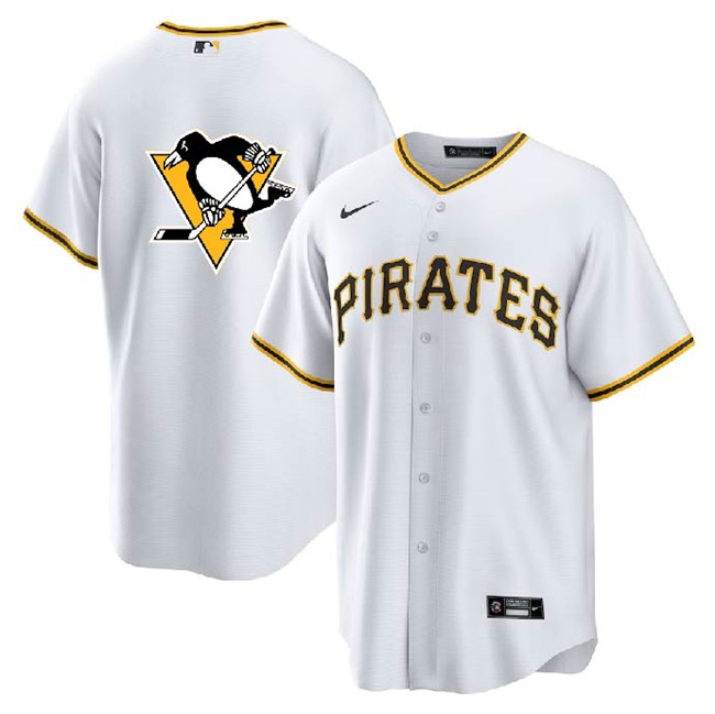 Pittsburgh Pirates Penguins White Cool Base Stitched Jersey - Zenithce