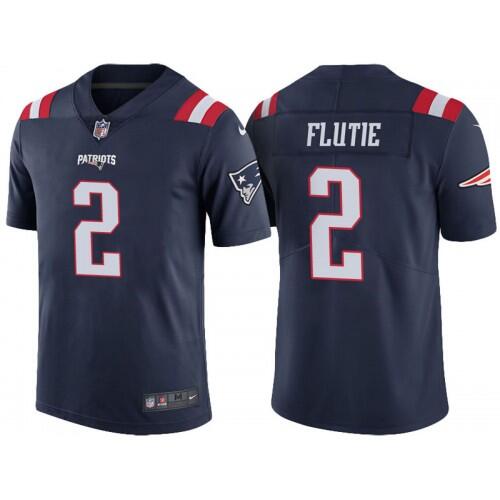 New England Patriots #2 Doug Flutie Navy Stitched Jersey - Zenithce