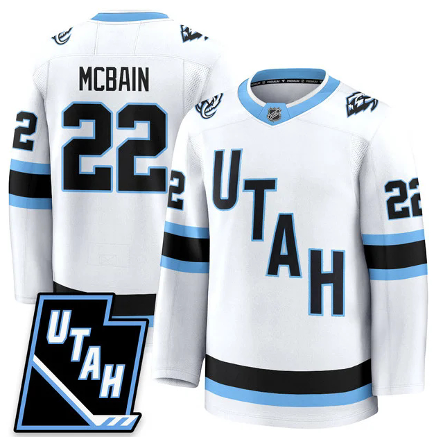 Utah Mammoth #22 Jack McBain 2025 Limited All Stitched White Jersey - Zenithce