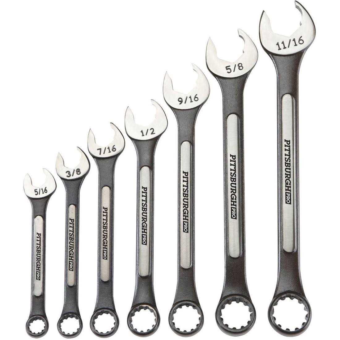 Pittsburgh Pro Universal Metric Combination Wrench Set - Zenithce
