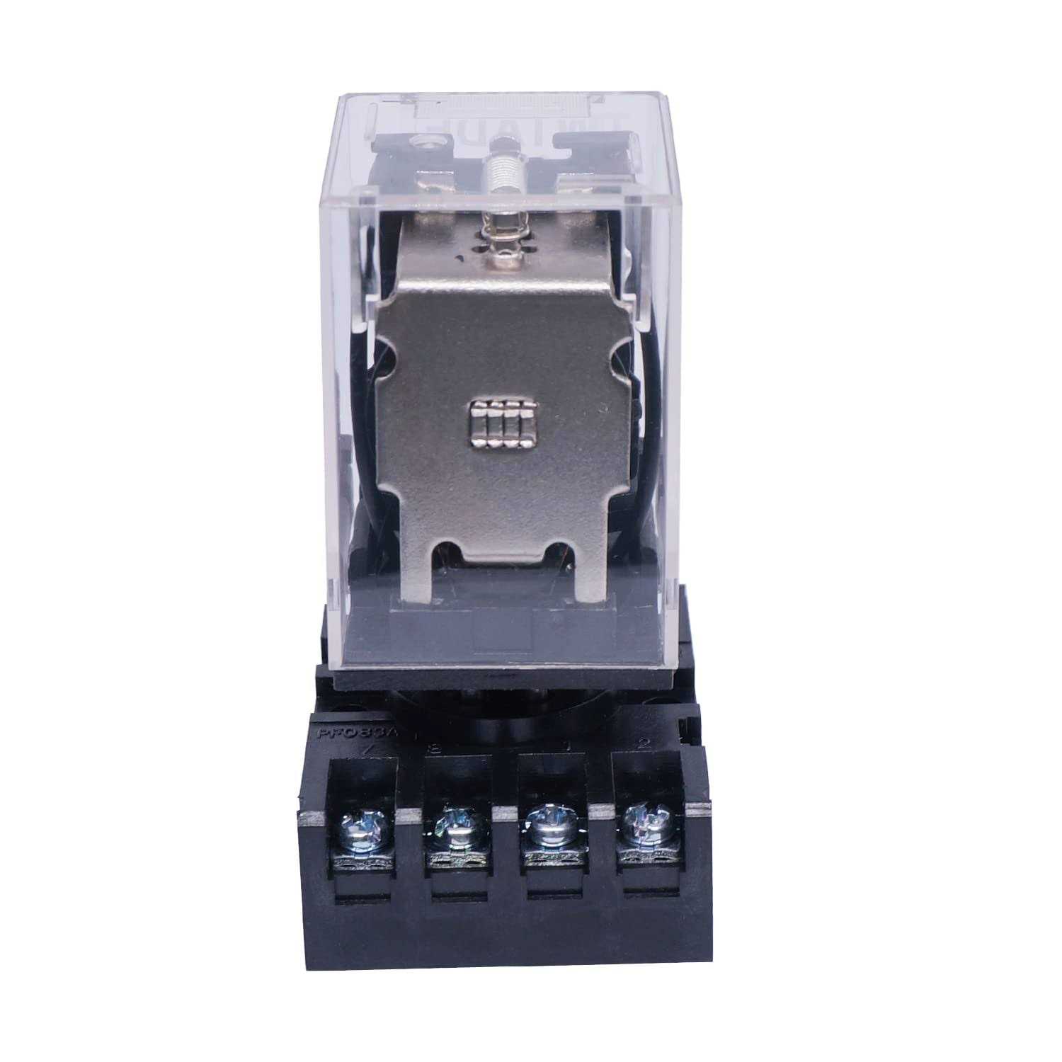 TWTADE/JTX-2C MK2P-I DPDT Power Relay with Plug-in Terminal Socket Base - Zenithce