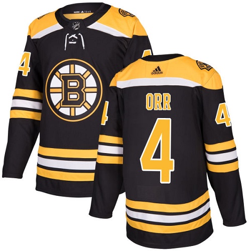Boston Bruins #4 Bobby Orr Black Throwback CCM Stitched Jersey - Zenithce
