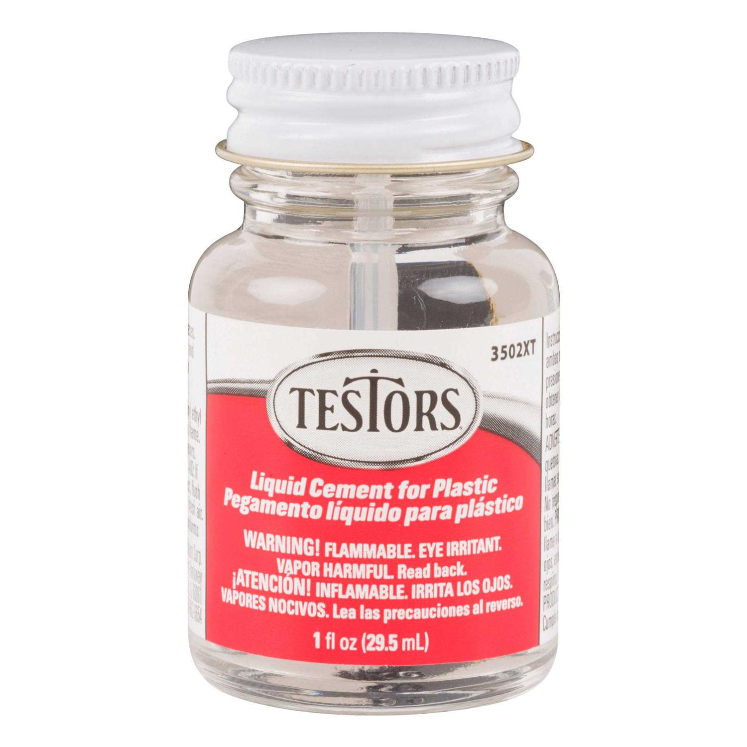 Testors Liquid Cement For Plastics 1oz - Zenithce