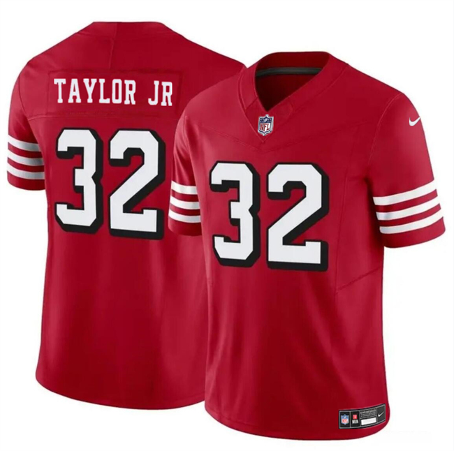 San Francisco 49ers #32 Patrick Taylor Jr New Red 2024 F.U.S.E. Vapor Untouchable Limited Stitched Jersey - Zenithce