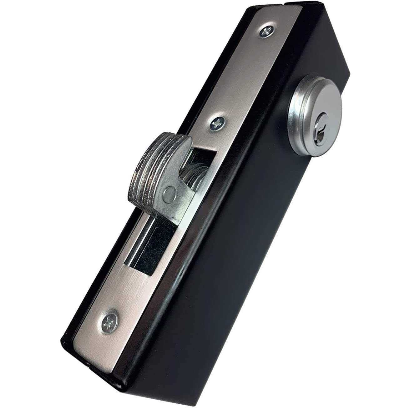 Weldandfabshop Gate Lockbox Double Hole Weldable Steel 6 3/4 x 4 3/8 x 1 1/2 Unpainted - Zenithce