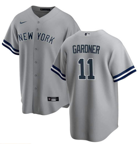 New York Yankees #11 Brett Gardner Grey Stitched Jersey. - Zenithce
