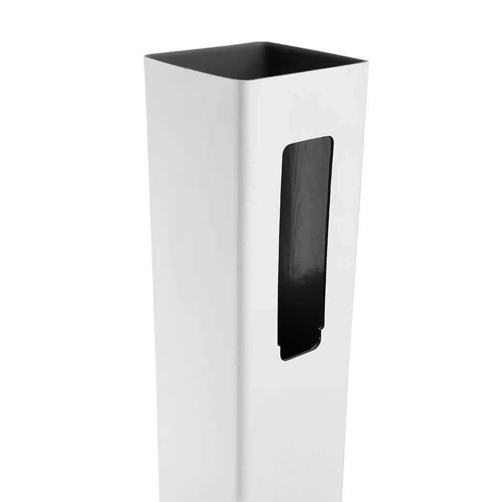Veranda 5 in. x 5 in. x 9 ft Fairfax Almond Vinyl Privacy Fence End Post - Zenithce