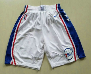 Philadelphia 76ers White Swingman Shorts - Zenithce